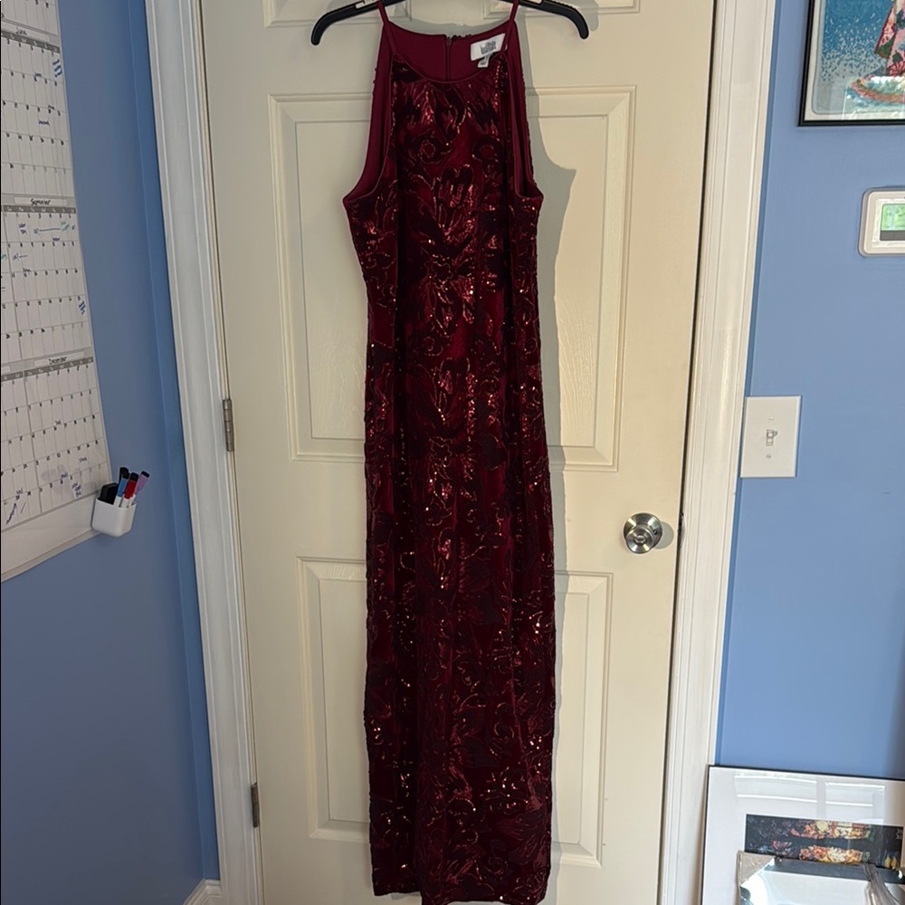 Elegant Red Evening Gown